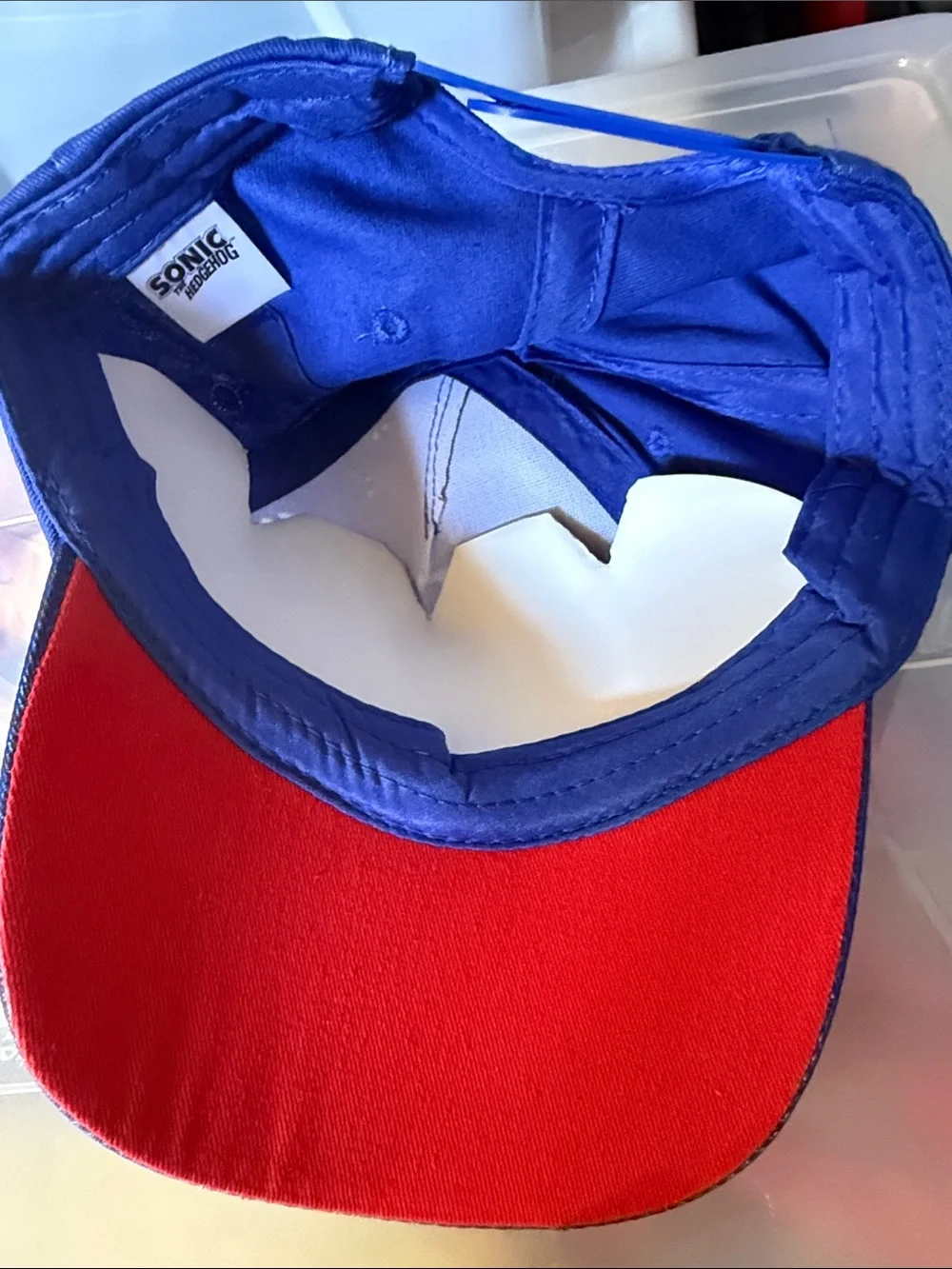 Sonic The Hedgehog Kids Blue Baseball Cap